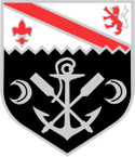 STICKER US ARMY UNIT  1st Engineer Battalion