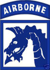 STICKER US ARMY UNIT  18th Airborne Corps COL