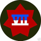 STICKER US ARMY UNIT   7th Corps COL