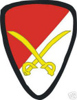 STICKER US ARMY UNIT   6th Cavalry COL