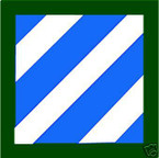 STICKER US ARMY UNIT   3rd Infantry Div COL
