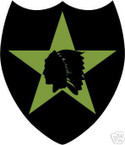 STICKER US ARMY UNIT   2nd Infantry Div SUB