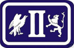 STICKER US ARMY UNIT   2nd Corps SHIELD COLOR