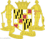 STICKER US Army National Guard Maryland