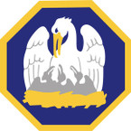 STICKER US ARMY NATIONAL GUARD Louisiana