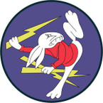 STICKER US ARMY AIR FORCE 383rd Fighter Squadron
