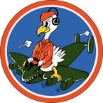 STICKER US ARMY AIR FORCE  701st Bomb Squadron - 445th  Bomb Group - 8th Air Force