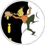 STICKER US ARMY AIR FORCE  350th Bombardment Squadron