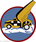 STICKER US ARMY AIR FORCE  27th Troop Carrier Squadron