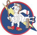 STICKER US ARMY AIR CORPS 487th Fighter Squadron - 352nd Fighter Group