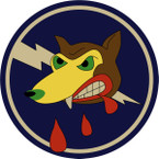STICKER US ARMY AIR CORPS 412th Fighter Squadron - 373rd Fighter Group