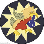 STICKER US ARMY AIR CORPS  7th Fighter Squadron