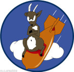 STICKER US ARMY AIR CORPS  323rd Bomb Squadron