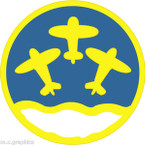 STICKER US ARMY AIR CORPS  12th Reconnaissance Squadron