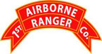 STICKER US ARMY   1st Bn 75th Ranger, B Company