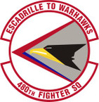 STICKER USAF 480th Fighter Squadron Emblem