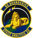 STICKER USAF Space Analysis Squadron Emblem