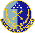 STICKER USAF 55th Force Support Squadron Emblem