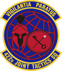 STICKER USAF 422nd Joint Tactics Squadron Emblem