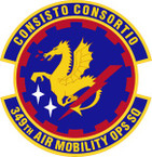 STICKER USAF 349th Air Mobility Operations Squadron Emblem