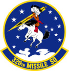 STICKER USAF 320th Missile Squadron Emblem