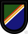 STICKER U S ARMY FLASH  75TH RANGER REGIMENT