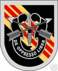 STICKER U S ARMY FLASH   5TH SPECIAL FORCES GROUP