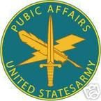 STICKER U S ARMY BRANCH PUBLIC AFFAIRS