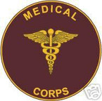 STICKER U S ARMY BRANCH MEDICAL CORPS UNIT