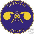 STICKER U S ARMY BRANCH Chemical Corps UNIT