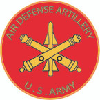 STICKER U S ARMY BRANCH AIR DEFENSE ARTILLERY
