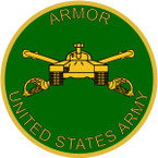 STICKER U S ARMY BRANCH ARMOR TANK UNIT M1