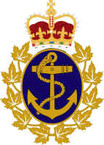 STICKER Royal Canadian Navy Badge