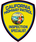 STICKER California Highway Patrol INS SPEC