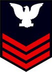 STICKER RANK U S NAVY E6 PETTY OFFICER FIRST CLASS B