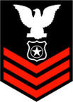 STICKER RANK U S NAVY E6 MASTER AT ARMS