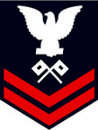 STICKER RANK U S NAVY E5 PETTY OFFICER SIGNALMAN