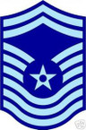 STICKER RANK AIR FORCE E9 CHIEF MASTER SERGEANT