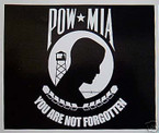 STICKER POW MIA VETERAN VIETNAM USA USMC ARMY USN