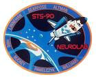 STICKER NASA SPACE SHUTTLE MISSION STS-90