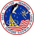STICKER NASA SPACE SHUTTLE MISSION STS-76