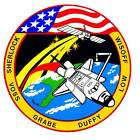 STICKER NASA SPACE SHUTTLE MISSION STS-57