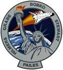 STICKER NASA SPACE SHUTTLE MISSION STS-51J