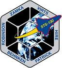 STICKER NASA SPACE SHUTTLE MISSION STS-130
