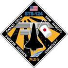 STICKER NASA SPACE SHUTTLE MISSION STS-124