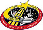 STICKER NASA SPACE SHUTTLE MISSION STS-123