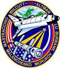 STICKER NASA SPACE SHUTTLE MISSION STS-106