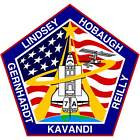 STICKER NASA SPACE SHUTTLE MISSION STS-104