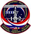 STICKER NASA SPACE SHUTTLE MISSION STS-102