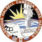 STICKER NASA SPACE SHUTTLE MISSION STS -74